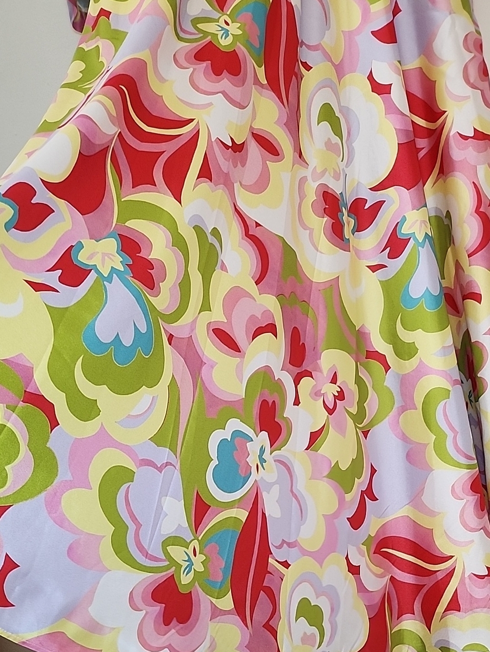 Rickie Freeman by Teri Jon Women's Yellow Floral V-Neck Dress Size 8 - Picture 8 of 15